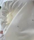 Rozalin Taşlı Kırık Beyaz Triko Kazak