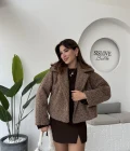 Sakallı Tek Düğmeli Ceket - Kahve