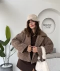 Sakallı Tek Düğmeli Ceket - Kahve