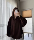 Vintage Oversize Kazak Acı Kahve