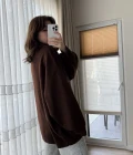 Vintage Oversize Kazak Acı Kahve