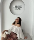 Yakası Lastikli Yarasa Kol Bluz - Beyaz - 4978