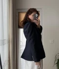 Zr Bele Oturan Kot Blazer Ceket