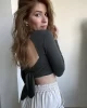 Bella Croptop Sırtı Açık