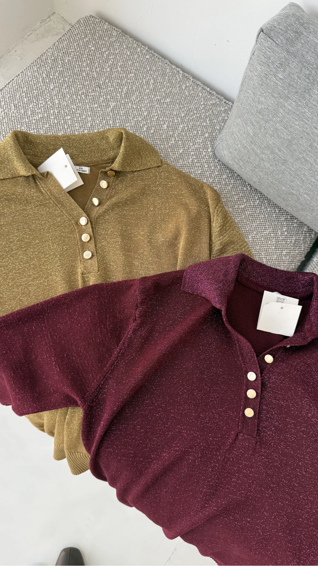 Bella Simli Uzun Kol Kazak - Haki - Kod: 251133