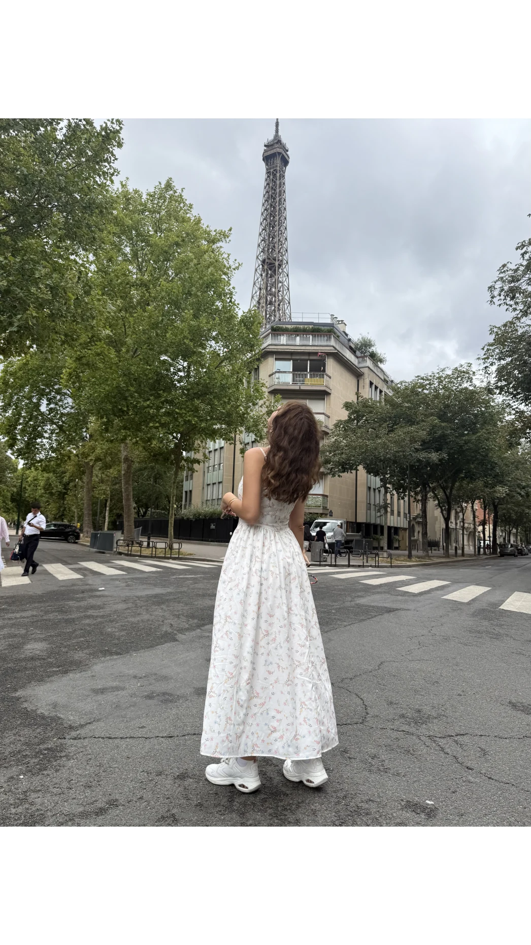 Paris Korse Detay Elbise - Ekru - 00673