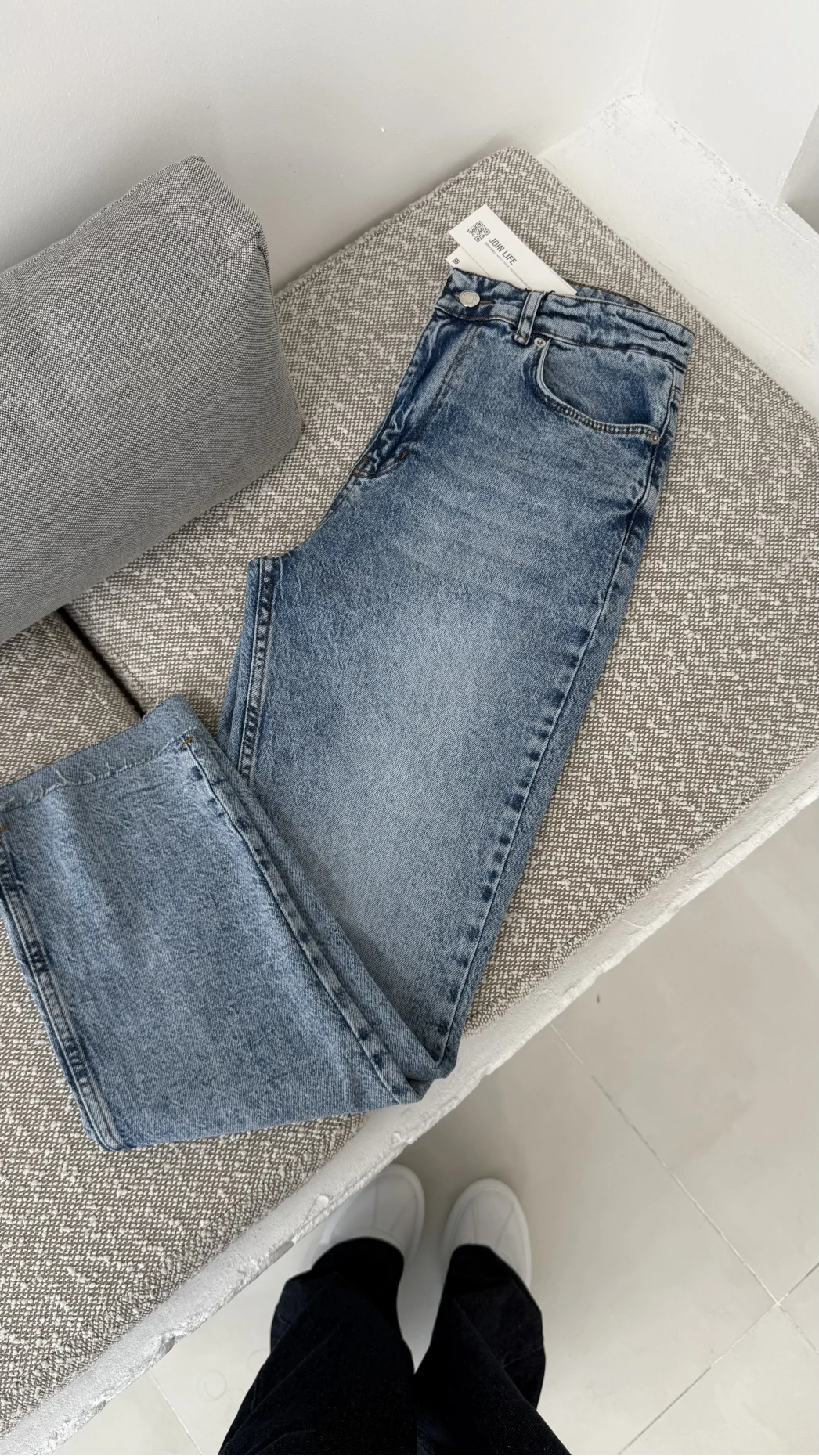 Meyla Mavi Tonları Slim Fit Jean Pantolon (NO:8)