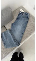 Meyla Mavi Tonları Slim Fit Jean Pantolon (NO:8)