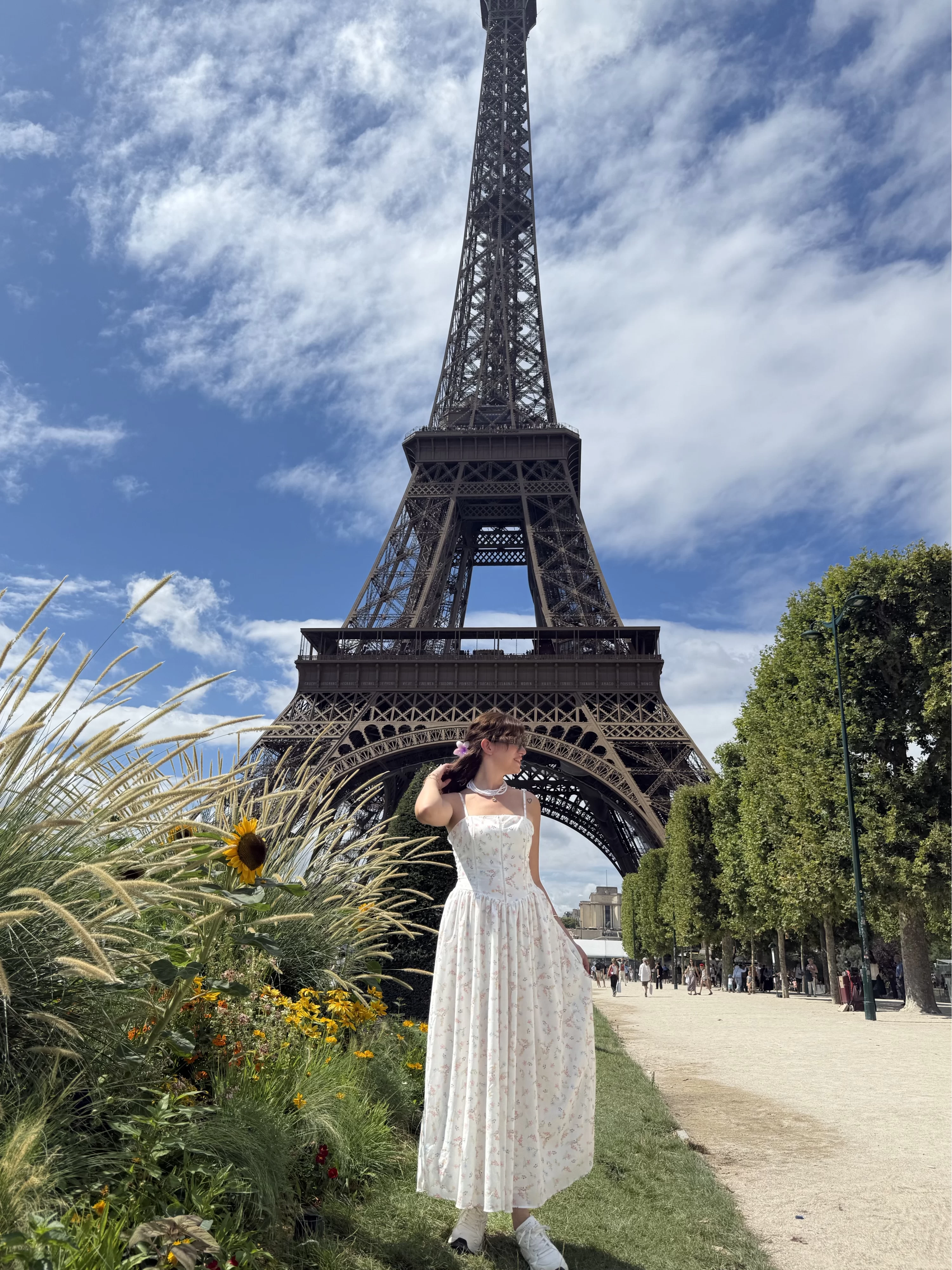 Paris Korse Detay Elbise - Ekru - 00673