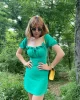Maly Yeşil Renk Mini Elbise
