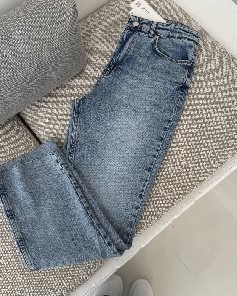 Meyla Mavi Tonları Slim Fit Jean Pantolon (NO:8)