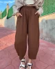 Acı Kahve Şalvar Pantolon