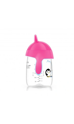 Avent Yeni Penguen Damlatmaz Bardak - 18m+ 12 340 ml - Pembe