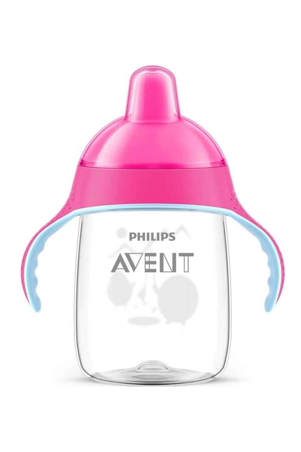 Avent Yeni Penguen Damlatmaz Bardak - 18m+ 12 340 ml - Pembe