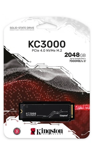 2TB KINGSTON KC3000 M.2 NVMe PCIe 4.0 SKC3000D/2048G 7000/7000MB/s