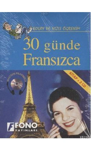 30 Günde Fransızca; Kitap+3 Cd