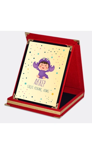 Akrep Burcuna Özel Karakter Özellikleri Plaket