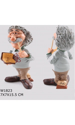 Albert Einstein Özel Dekoratif Biblo