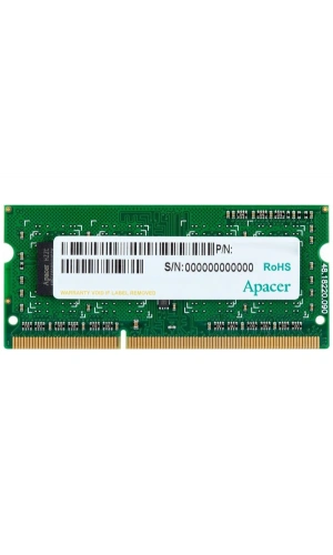 Apacer 8GB (1x8GB) 1333Mhz CL9 DDR3 Notebook SODIMM Ram (DS.08G2J.K9M)