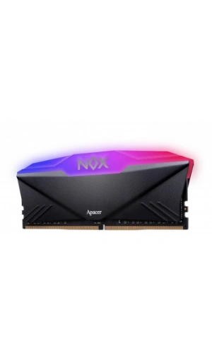 Apacer NOX RGB AURA Black 8GB (1x8GB) 3200Mhz CL16 DDR4 Gaming Ram (AH4U08G32C28YNBAA-1)
