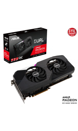 ASUS DUAL-RX6700XT-O12G 12GB GDDR6 HDMI DP 192Bit