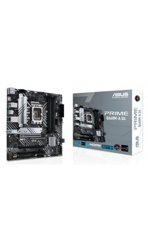 ASUS PRIME B660M-A D4 DDR4 5333(OC) HDMI DP M.2 mATX 1700P