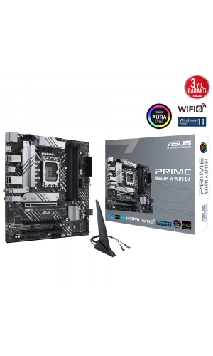 ASUS PRIME B660M-A WIFI D4 DDR4 5333MHz(OC) M.2 HDMI DP mATX 1700p