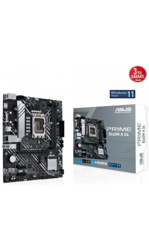 ASUS PRIME B660M-K D4 DDR4 5333(OC) M.2  mATX 1700p