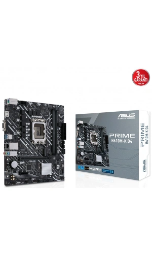ASUS PRIME H610M-K D4 DDR4 3200(OC) HDMI DP M.2 mATX 1700p
