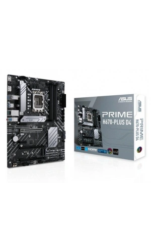 ASUS PRIME H670-PLUS D4 DDR4 5000(OC) HDMI DP M.2 ATX 1700p