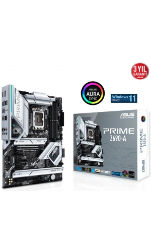 ASUS PRIME Z690-A DDR5 6000Mhz(OC) HDMI DP M.2 ATX 1700p