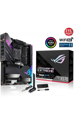 ASUS ROG CROSSHAIR VIII EXTREME X570 DDR4 4800Mhz(OC) E-ATX AM4