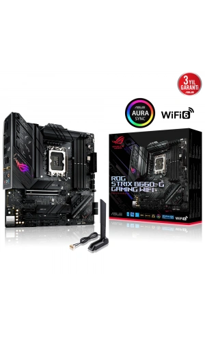 ASUS ROG STRIX B660-G GAMING WIFI 6000Mhz(OC) HDMI DP M.2 mATX 1700p