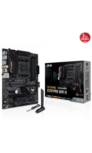 ASUS TUF GAMING X570-PRO WIFI II 5100MHz(O.C) DDR4 HDMI DP M.2 AM4