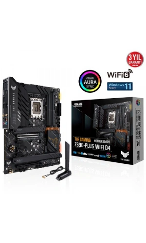 ASUS TUF GAMING Z690-PLUS WIFI D4 5333Mhz(OC) HDMI DP M.2 ATX 1700p