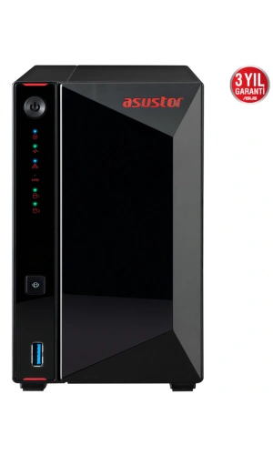 ASUSTOR AS5202T 2 SLOT 2GB DDR4 3.5 NAS DEPOLAMA ÜNİTESİ