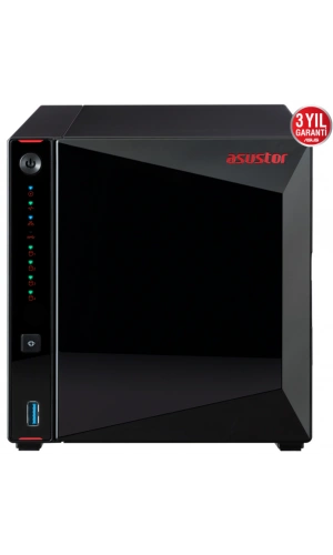 ASUSTOR AS5304T 4 SLOT 4GB DDR4 3.5 NAS DEPOLAMA ÜNİTESİ
