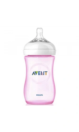 Avent Natural PP Biberon 260 ml - Pembe 8710103875970
