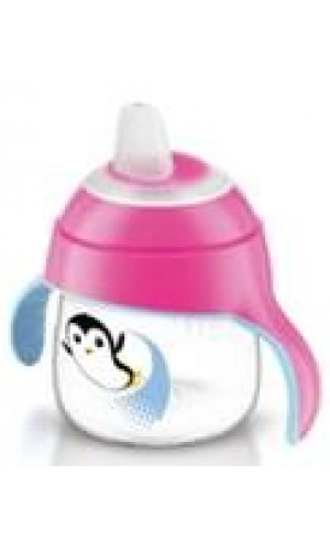 Avent Yeni Penguen Damlatmaz Bardak - 6m+ 200 Ml - Pembe