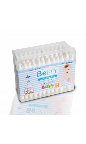 Betam Emniyetli Bebek Kulak Çubuğu 60lı