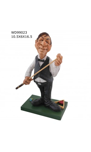 Bilardo Eğitmeni Biblo Heykel