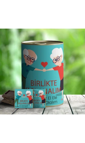 Birlikte Yaşlanalım İlginç Çikolata Konservesi