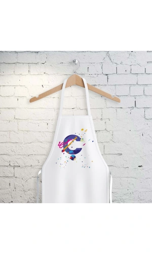 Ç Harfi Tasarımlı Mutfak Önlüğü