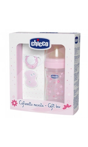 Chicco Yenidoğan Hediye Seti Kaucuk - Pembe