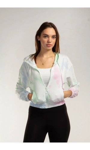 Crop Eşofman Üstü- RENKLİ