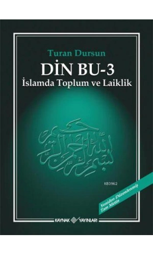 Din Bu - 3; İslamda Toplum ve Laiklik