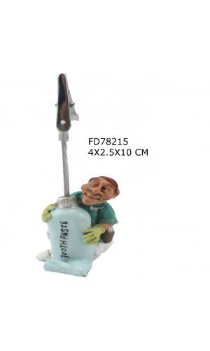 Diş Hekimi Figürlü Biblo Piknot Tutgaç