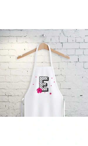 E Harfi Tasarımlı Mutfak Önlüğü
