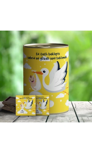 En Tatlı Bekleyiş Sürpriz Çikolata Hediye Konservesi