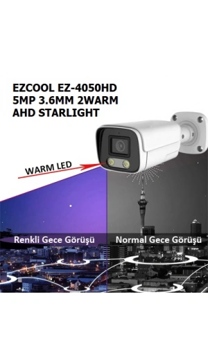 EZCOOL EZ-4050HD 5MP 3.6MM 2WARM AHD STARLIGHT
